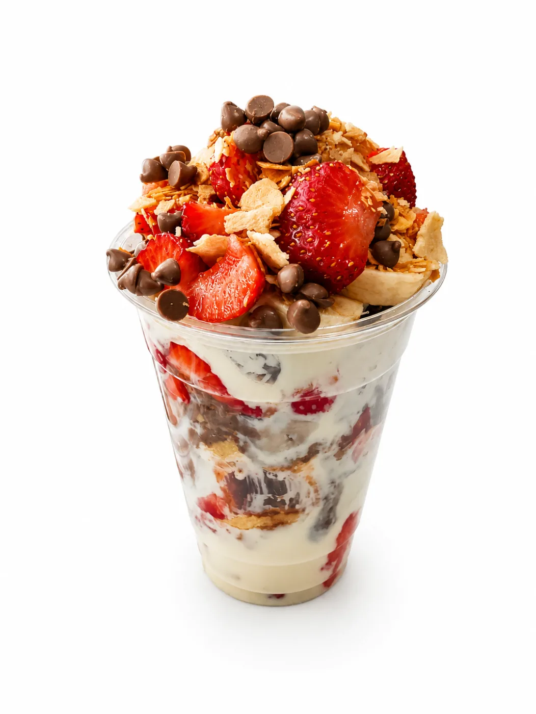 Krep Kırıklı Bardak Waffle